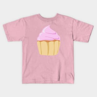 Pink cream cupcake Kids T-Shirt